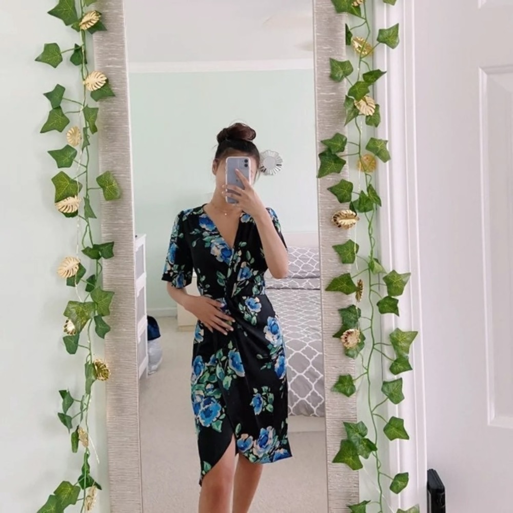 Zara Floral Midi Dress